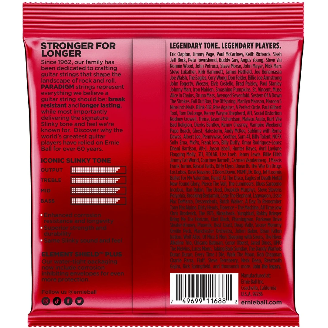 Струны для электрогитары Ernie Ball 2016 11-52