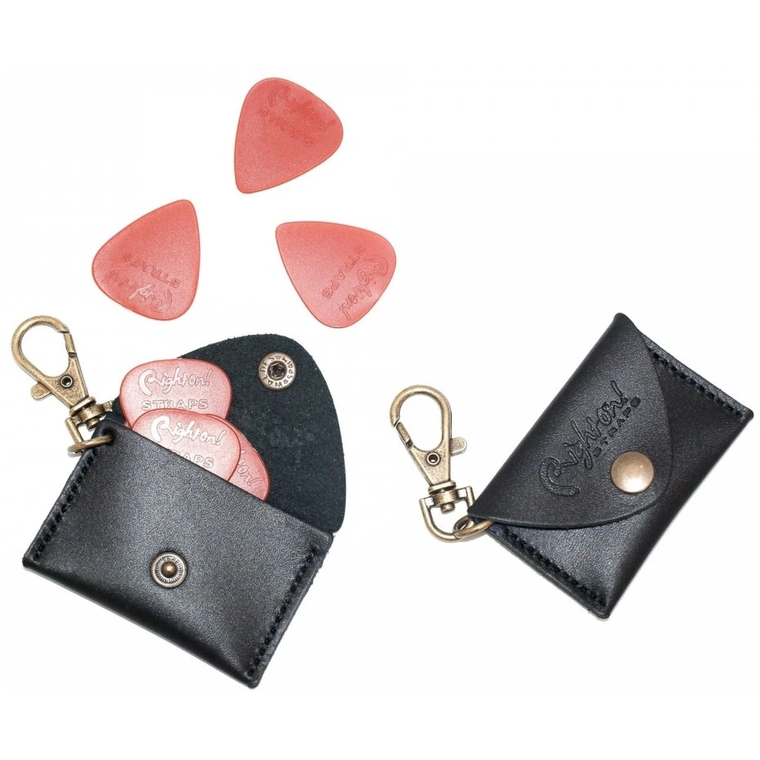 Держатель для медиаторов RightOn Straps Keychain Pick Pouch Black