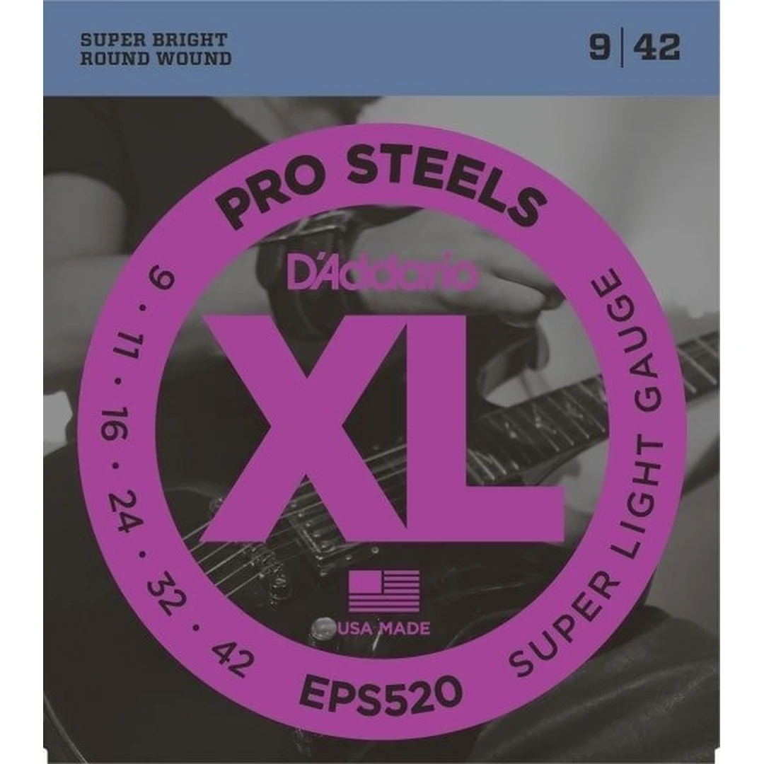 Струны для электрогитары D'Addario EPS520 9-42