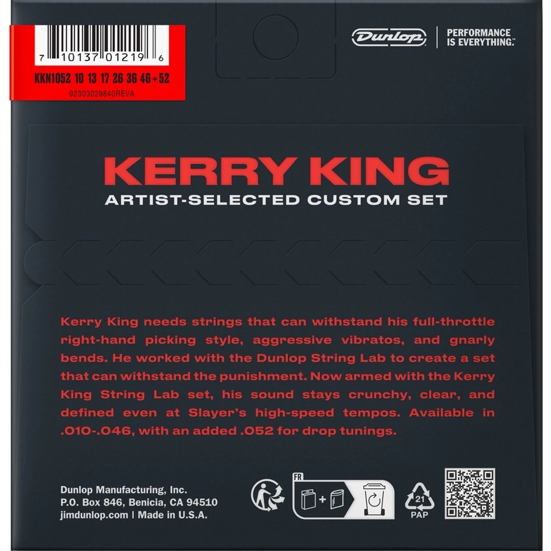 Струны для электрогитары Dunlop KKN1052 10-52