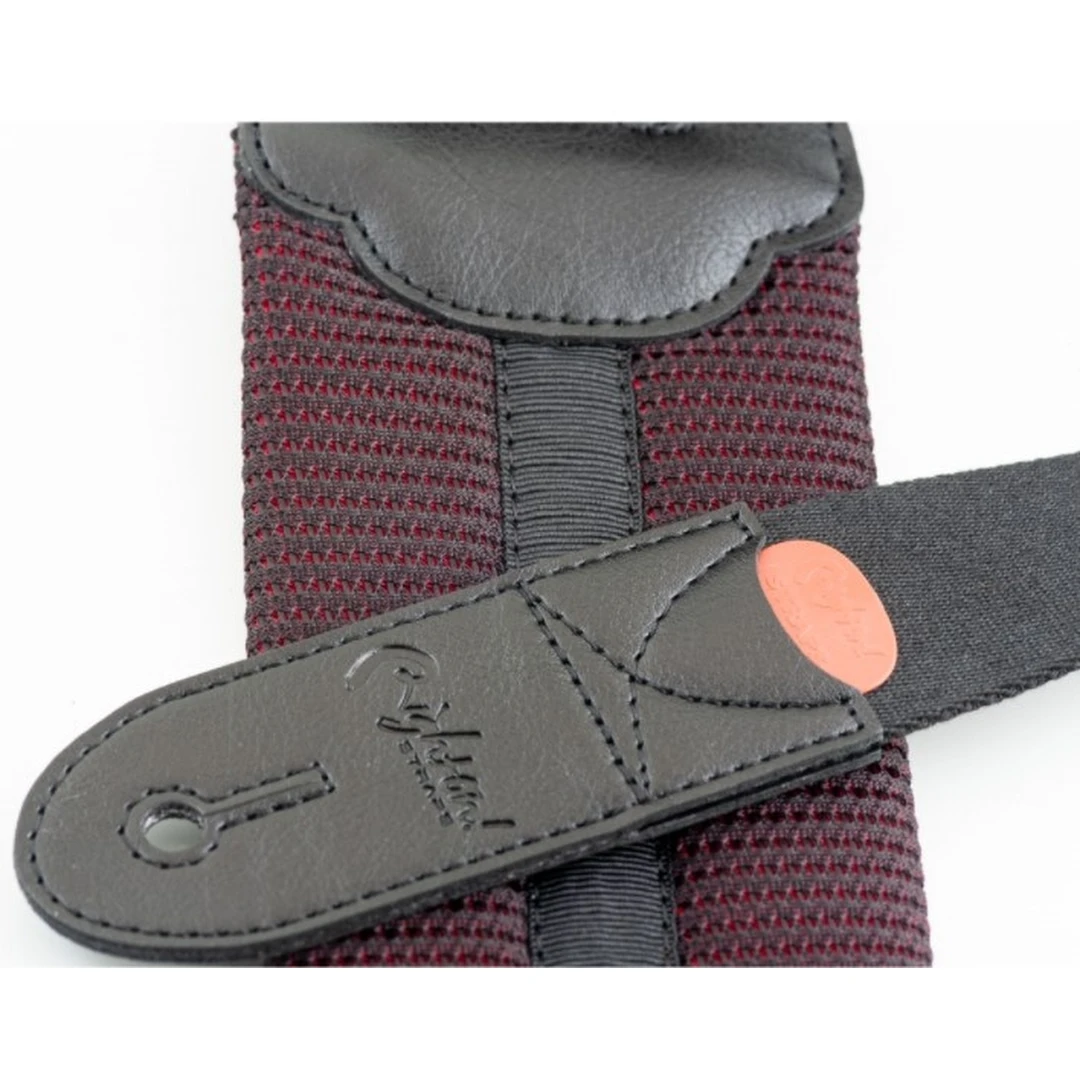 Ремень для гитары RightOn Straps Groove Breathe Red