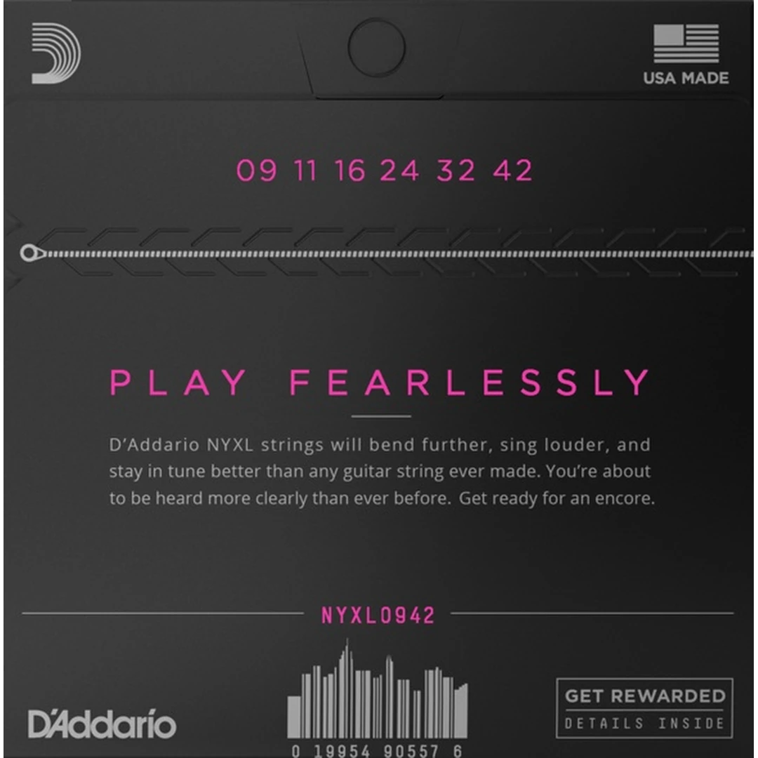 Струны для электрогитары D’addario NYXL0942 9-42