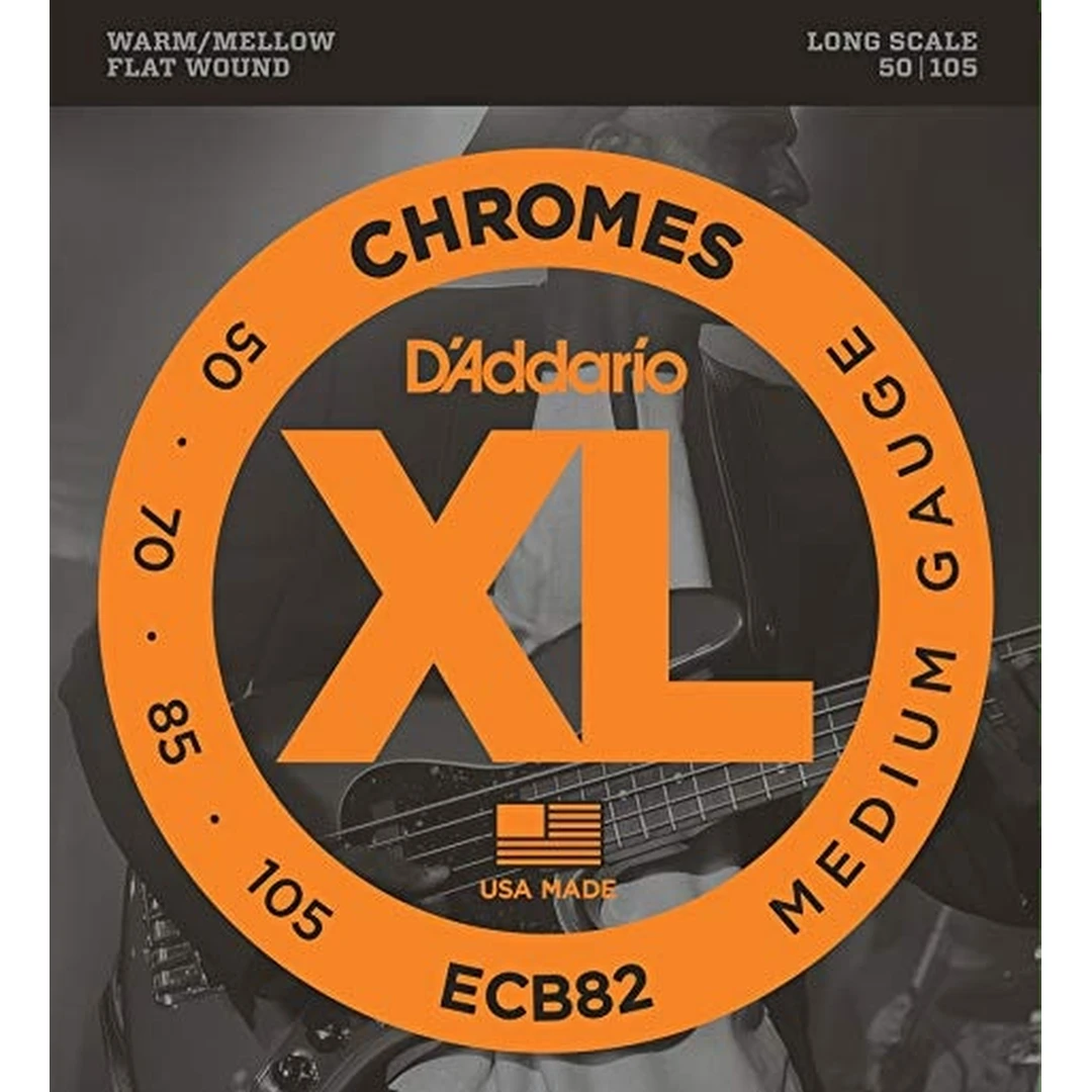 Струны для бас-гитары D’Addario ECB82 50-105