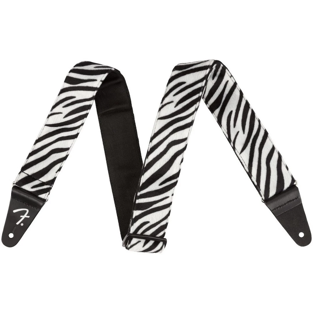Ремень для гитары Fender Wild Zebra Print Strap 2"