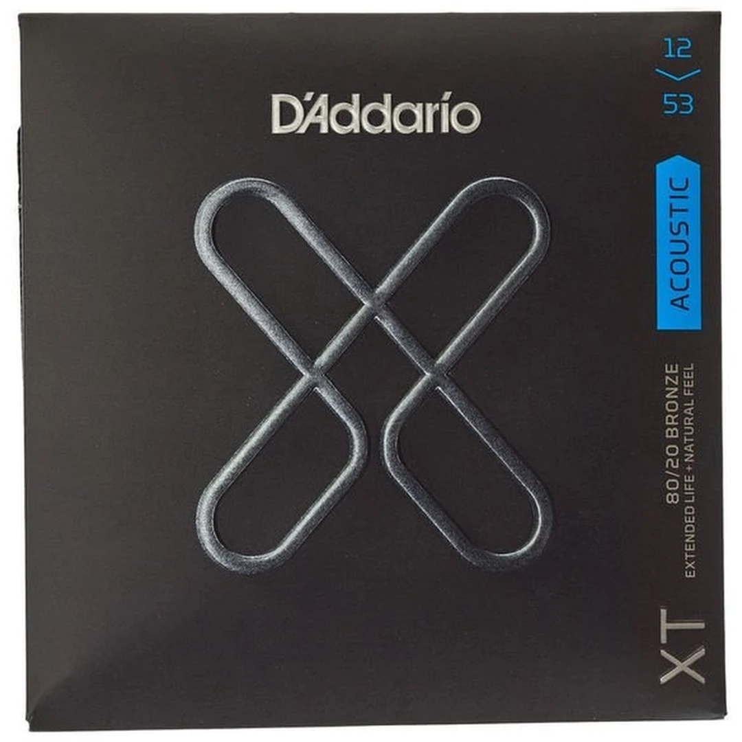 Струны для акустической гитары D'Addario XTABR1253 12-53