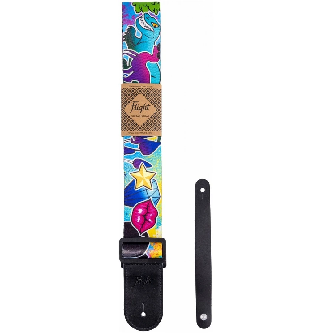 Ремень для гитары Flight FSG-50 Wow