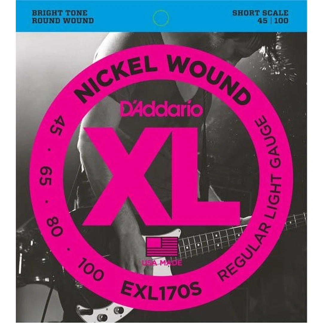 Струны для бас-гитары D’Addario EXL170S 45-100