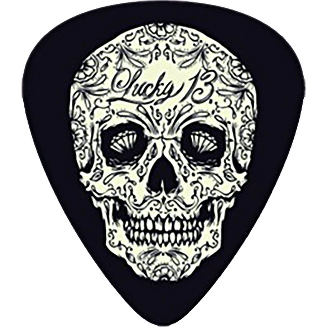 Медиатор Dunlop L14R.73 Lucky 13 Dead Wood .73