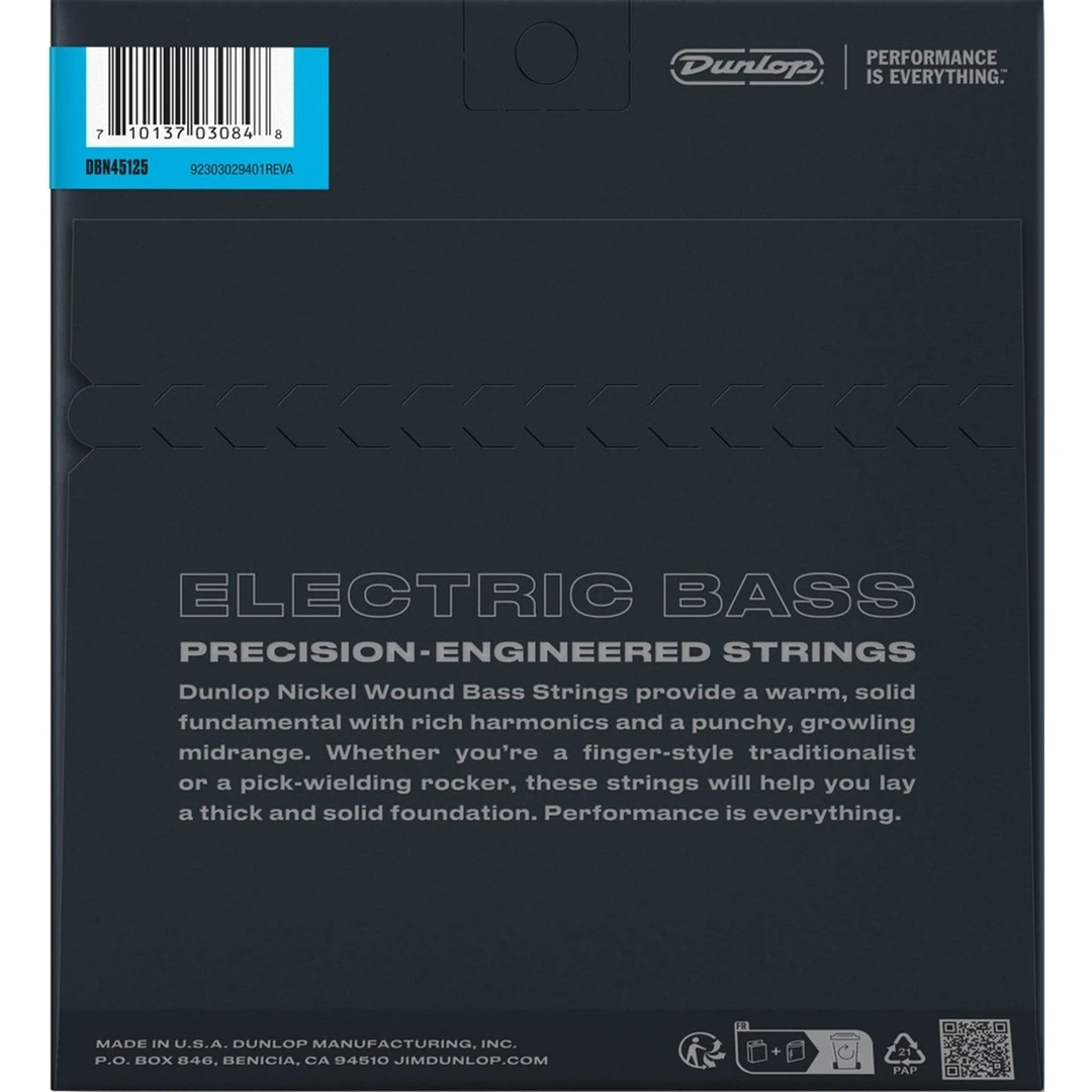 Струны для бас-гитары Dunlop DBN45125 45-125