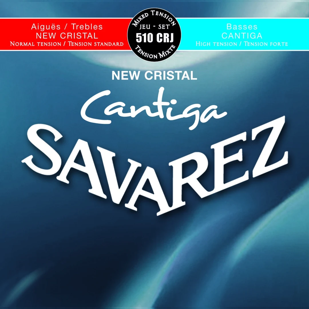 Струны для классической гитары Savarez 510CRJ New Cristal Cantiga Forte/Normale