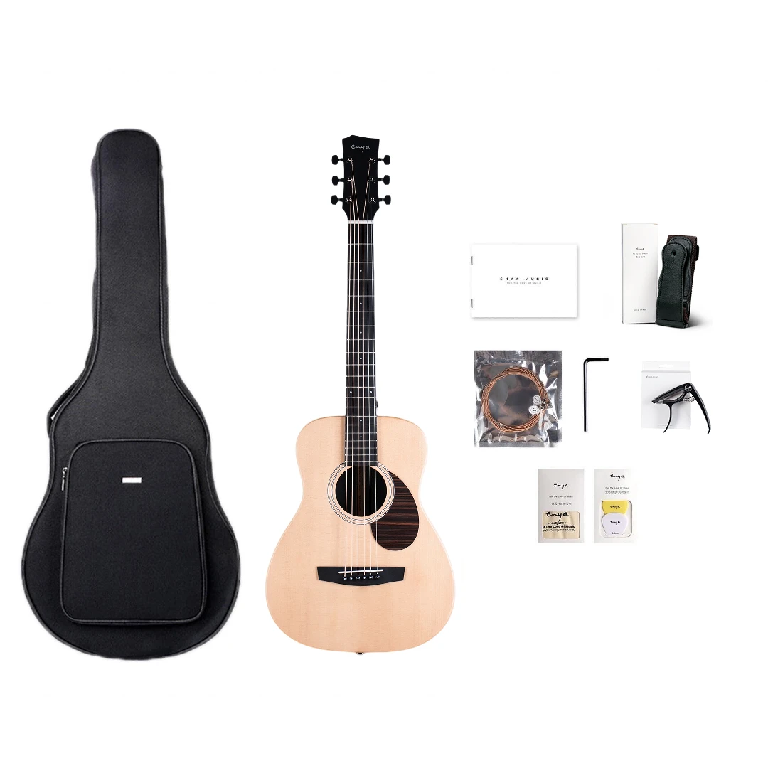 Акустическая гитара Enya EB-X1 PRO MAX + набор аксессуаров