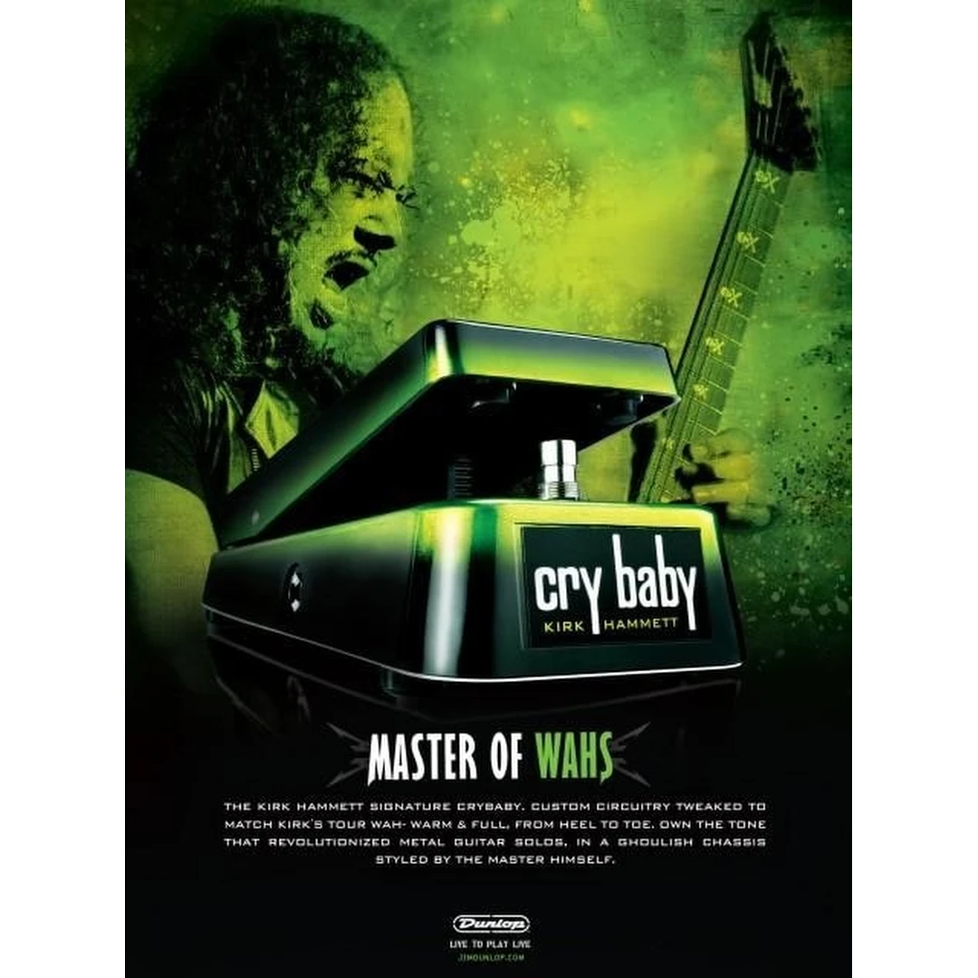 Педаль эффектов Dunlop KH95 Kirk Hammett Wah