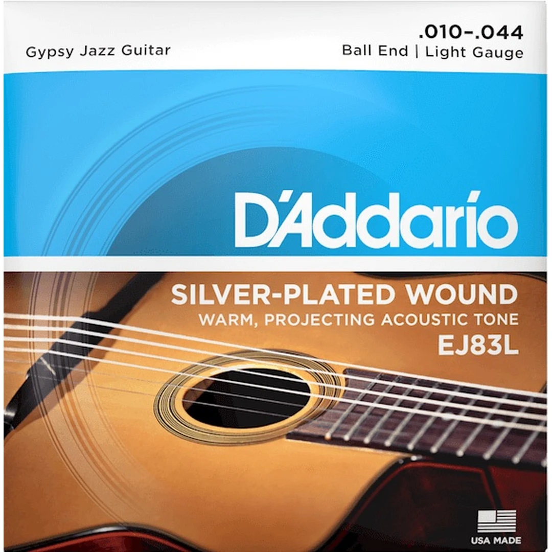 Струны для акустической гитары D'Addario EJ83L Light 10-44