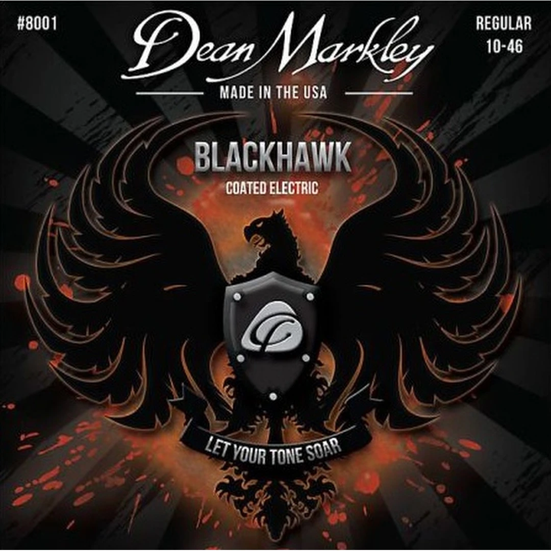 Струны для электрогитары Dean Markley 8001 Blackhawk 10-46