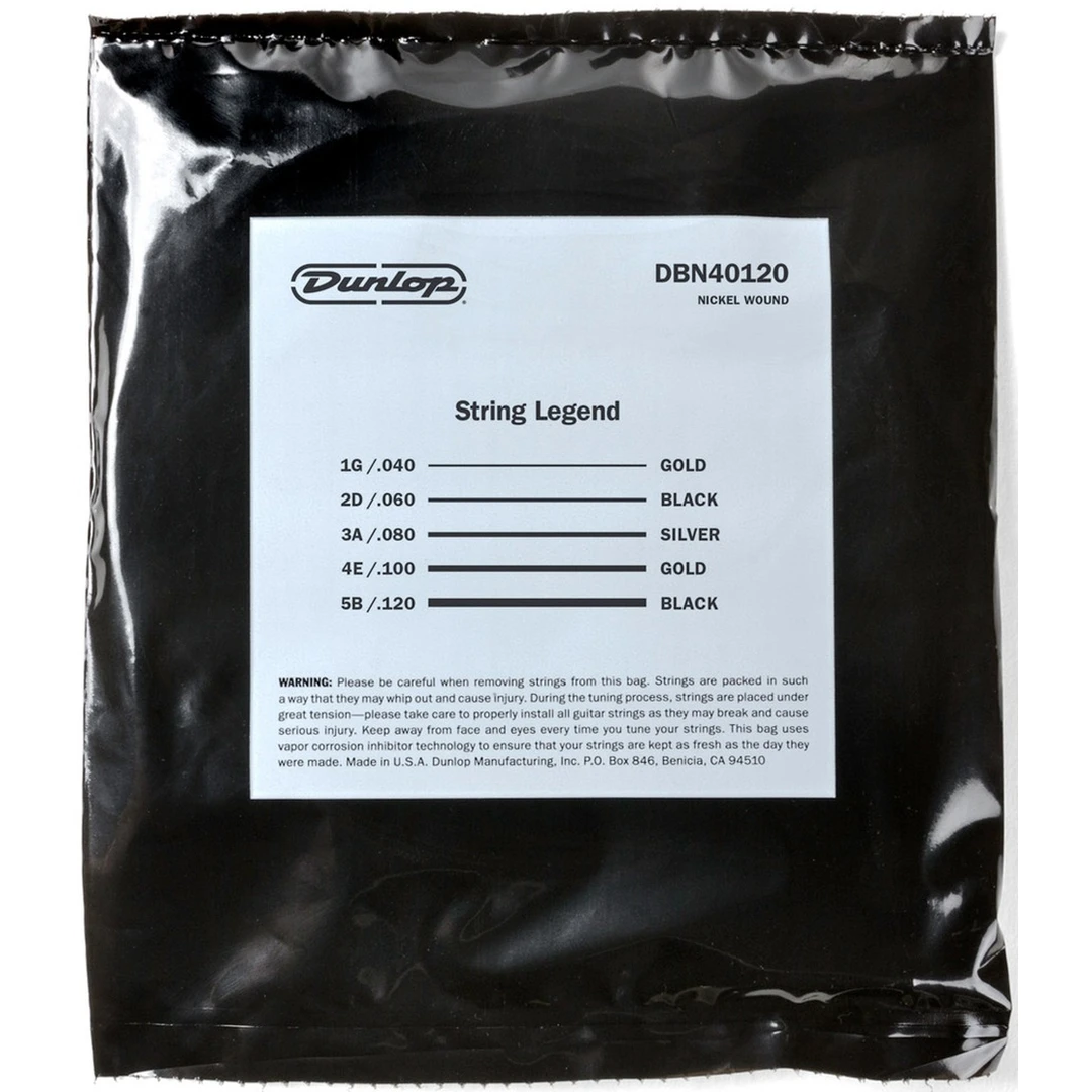 Струны для бас-гитары Dunlop DBN40120 40-120