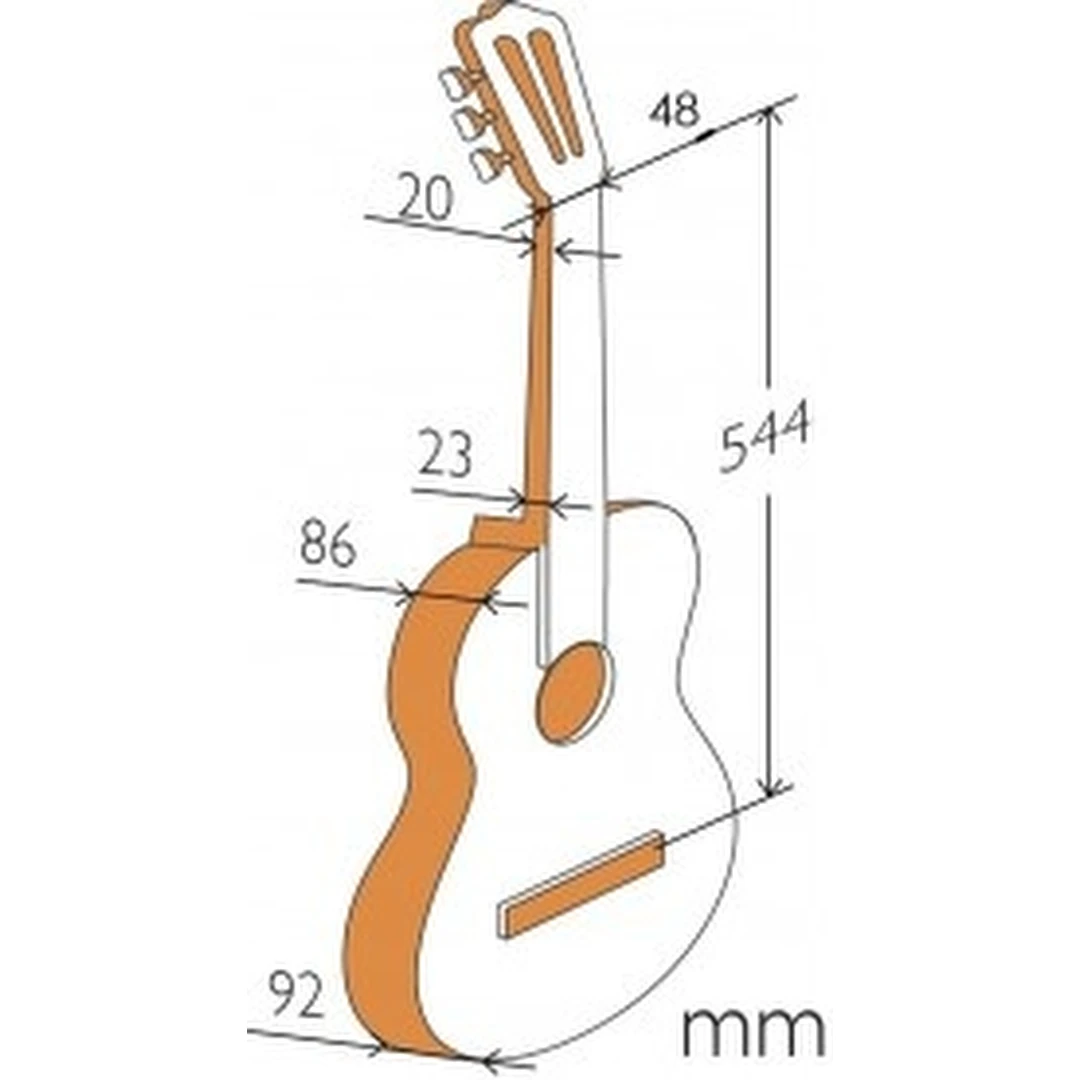 Классическая гитара Alhambra 1C OP 1/2