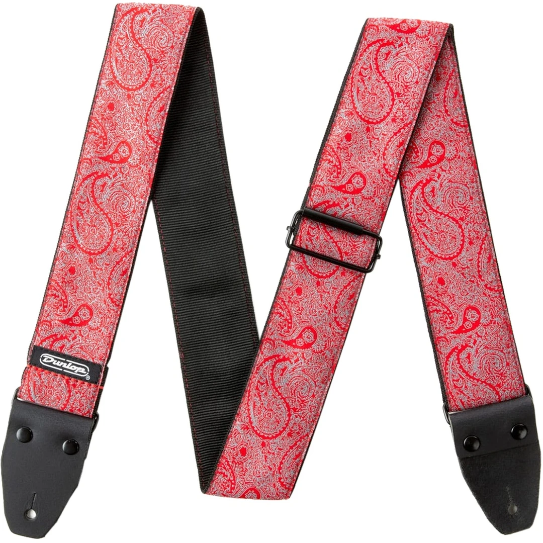 Ремень для гитары Dunlop D67-11 Jacquard Paisley Red
