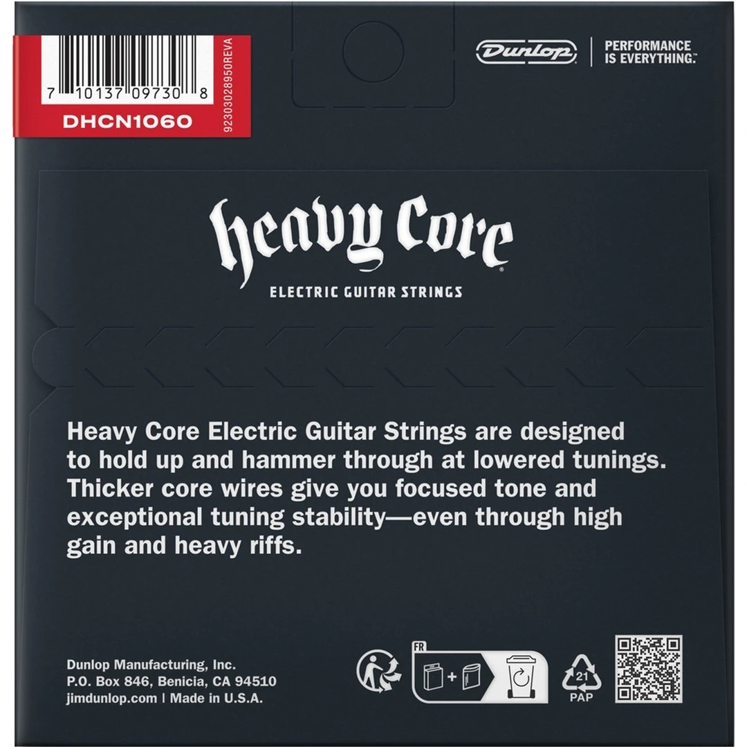 Струны для электрогитары Dunlop DHCN1060 10-60