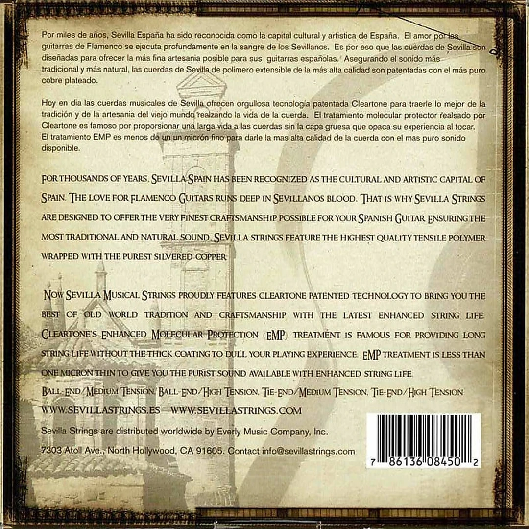 Струны для классической гитары Sevilla 8450