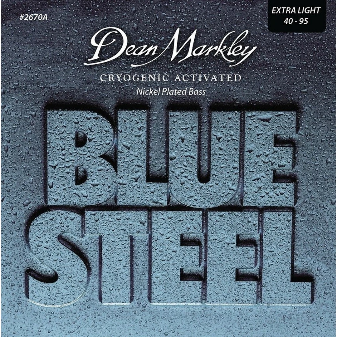 Струны для бас-гитары Dean Markley 2670A Blue Steel NPS 40-95