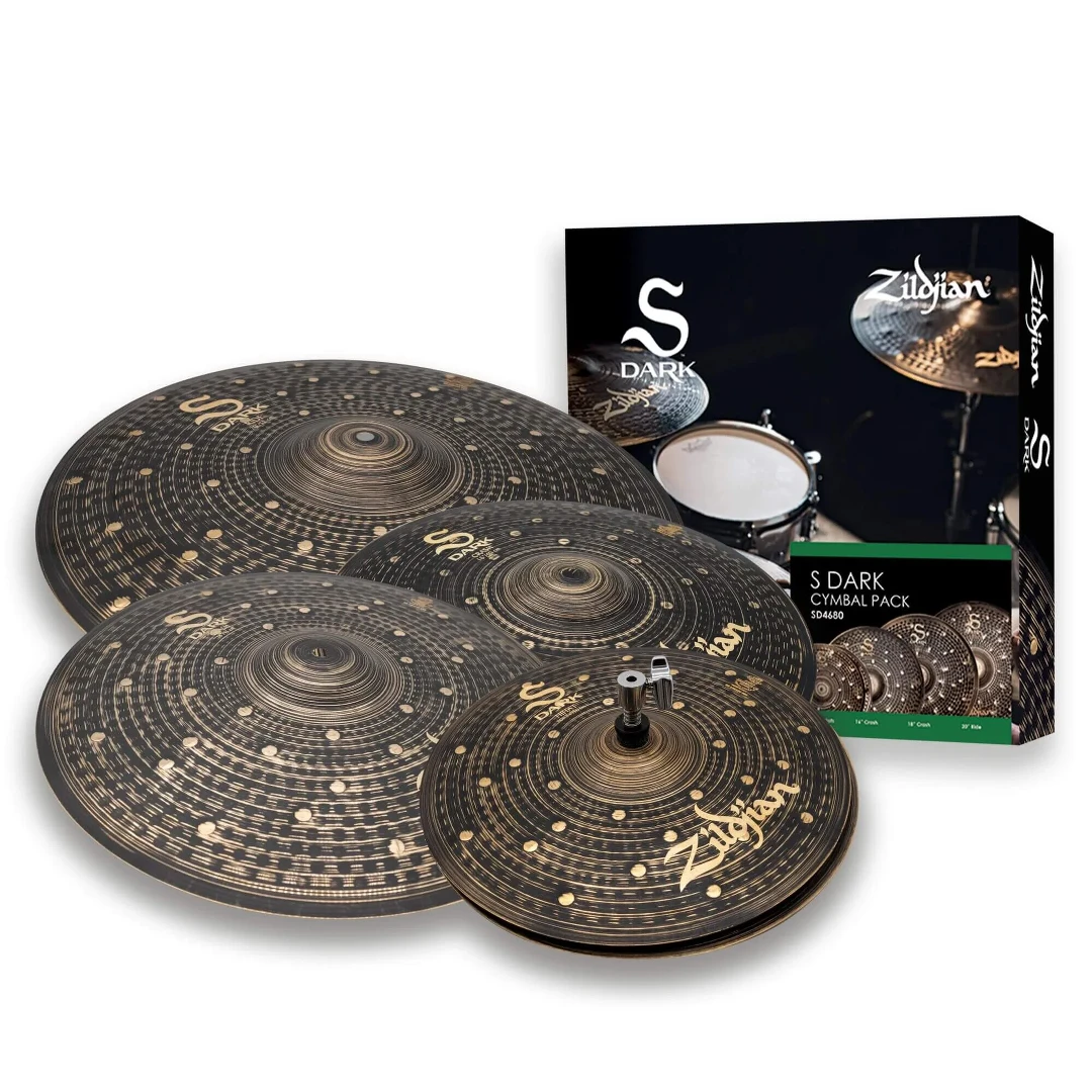 Комплект тарелок Zildjian SD4680 S Dark Cymbal Pack (14/16/18/20)
