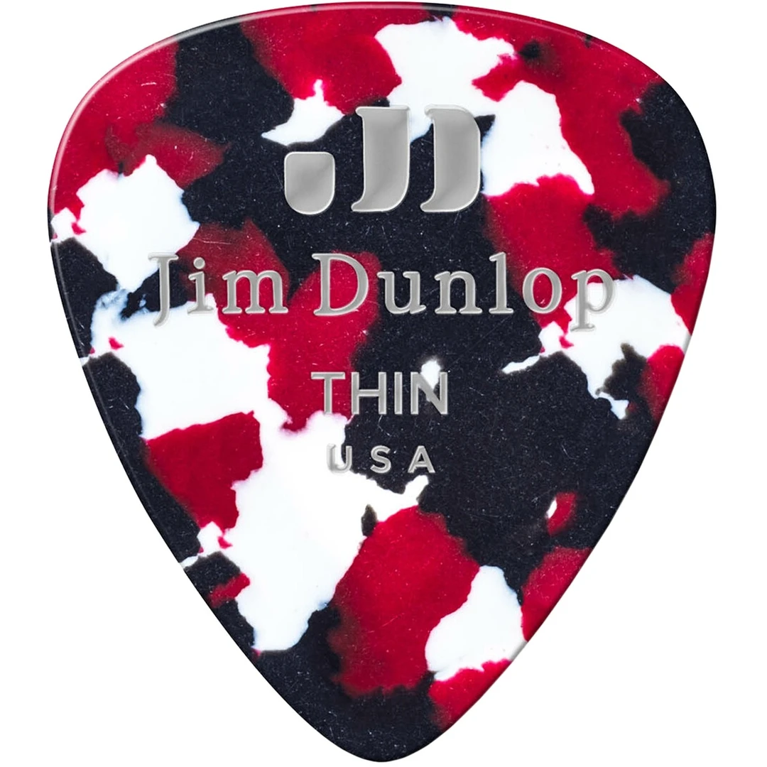 Набор медиаторов Dunlop 483P06TH Celluloid Confetti Thin