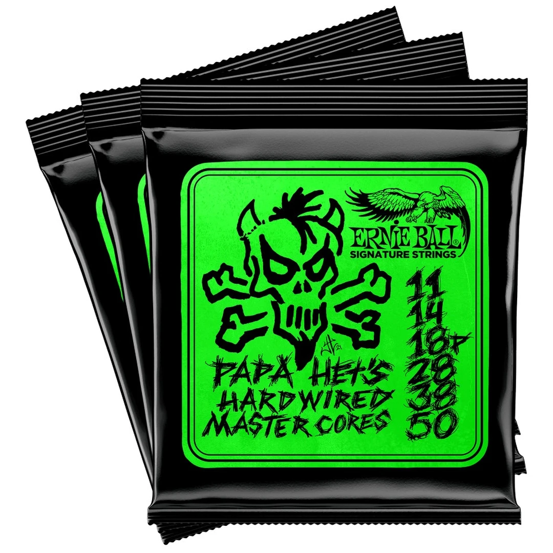 Струны для электрогитары Ernie Ball 3821 Papa Hets Hardwired Master Core Signature