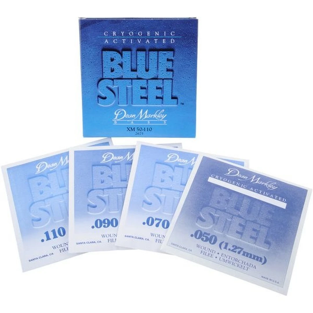 Струны для бас-гитары Dean Markley 2675 Blue Steel 50-110