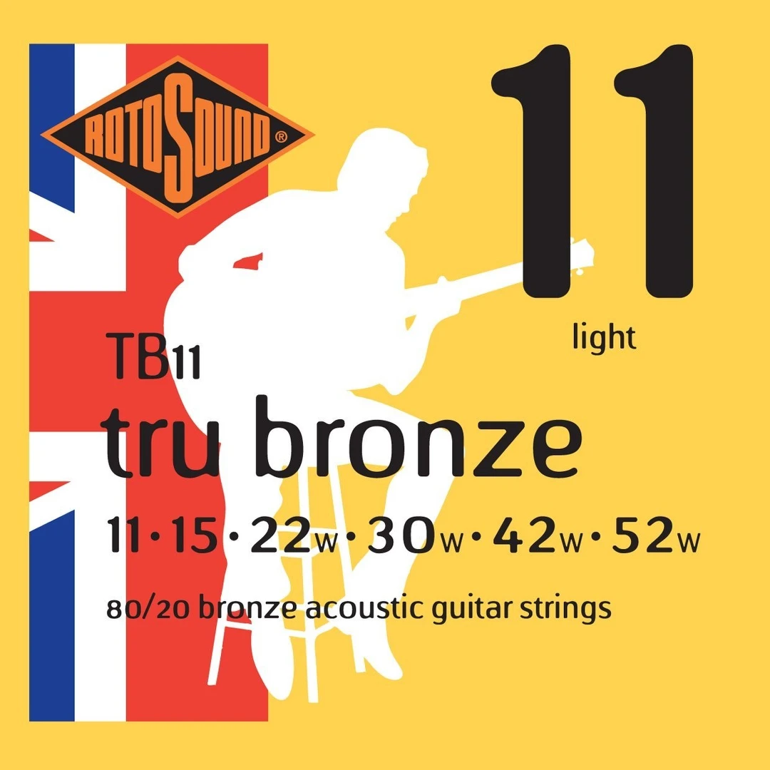 Струны для акустической гитары Rotosound TB11 Strings Phosphor Bronze