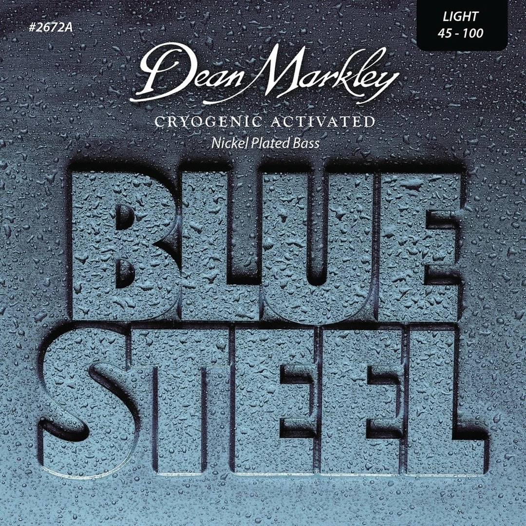 Струны для бас-гитары Dean Markley 2672A Blue Steel NPS 45-100