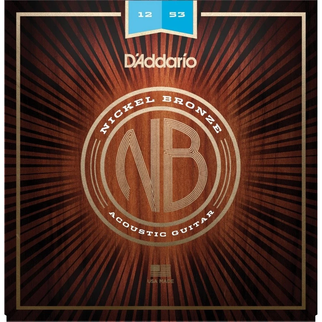 Струны для акустической гитары D’Addario NB1253 12-53