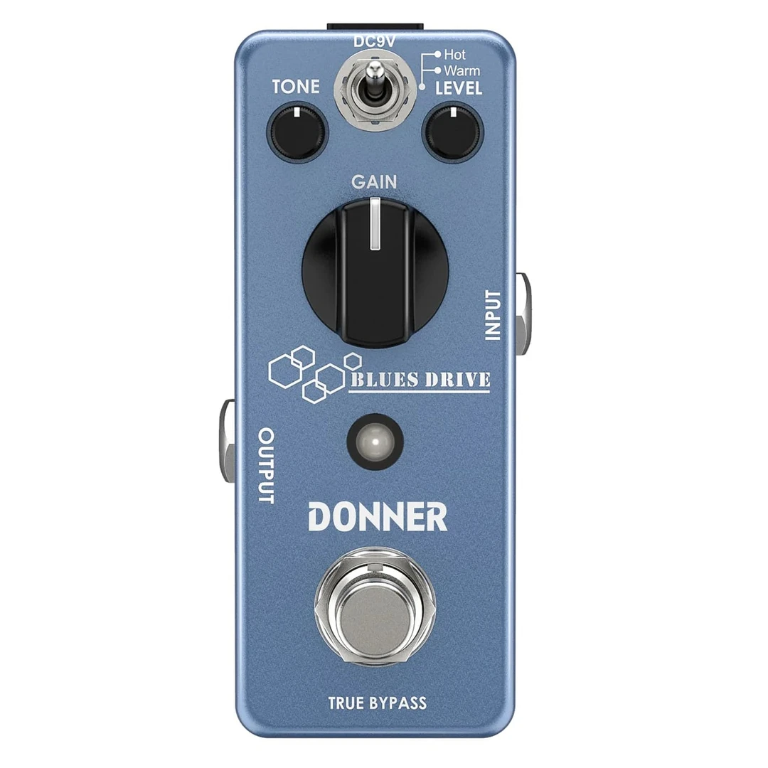 Педаль эффектов Donner EC743 Blues Drive Overdrive