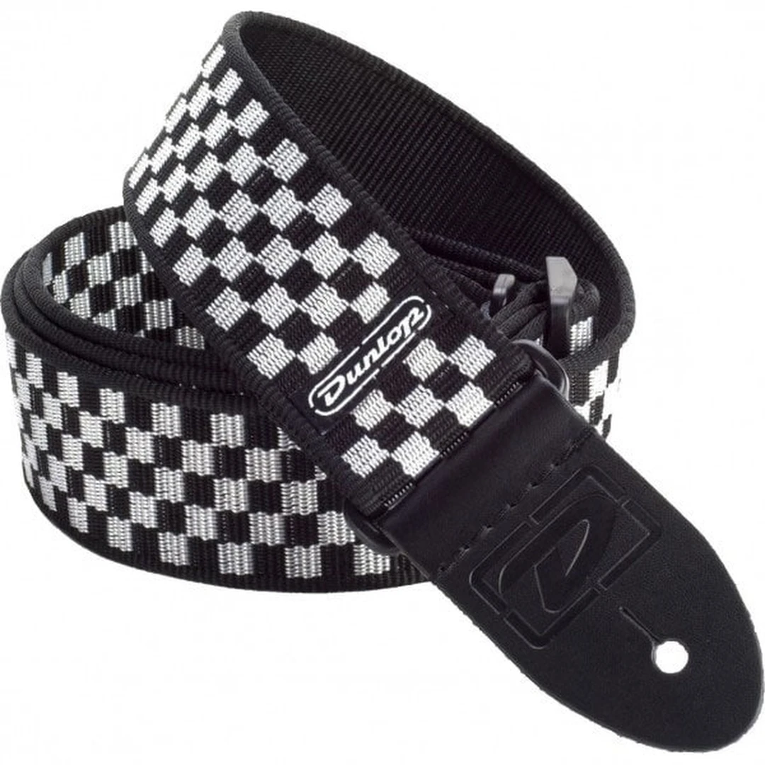 Ремень для гитары Dunlop D38-31BK  B&amp;W Check