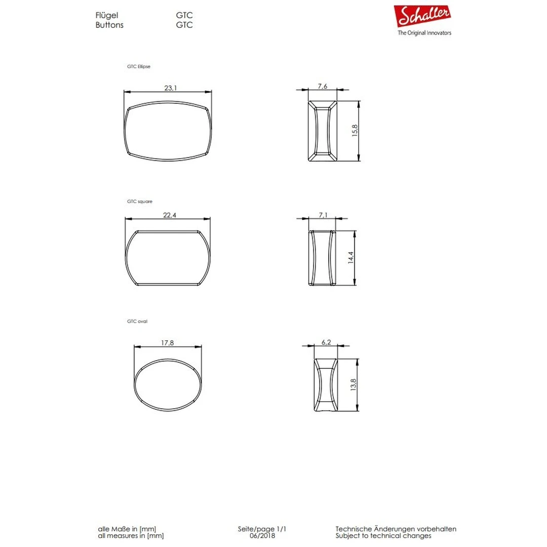 Колки Schaller GrandTune Classic Hauser 10610563.60.11
