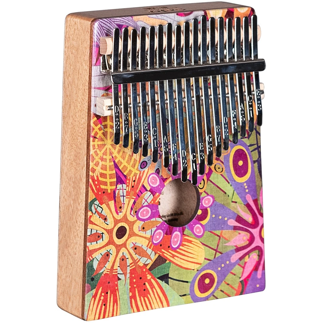 Калимба Sela SE 253 Art Series Flower Power 17