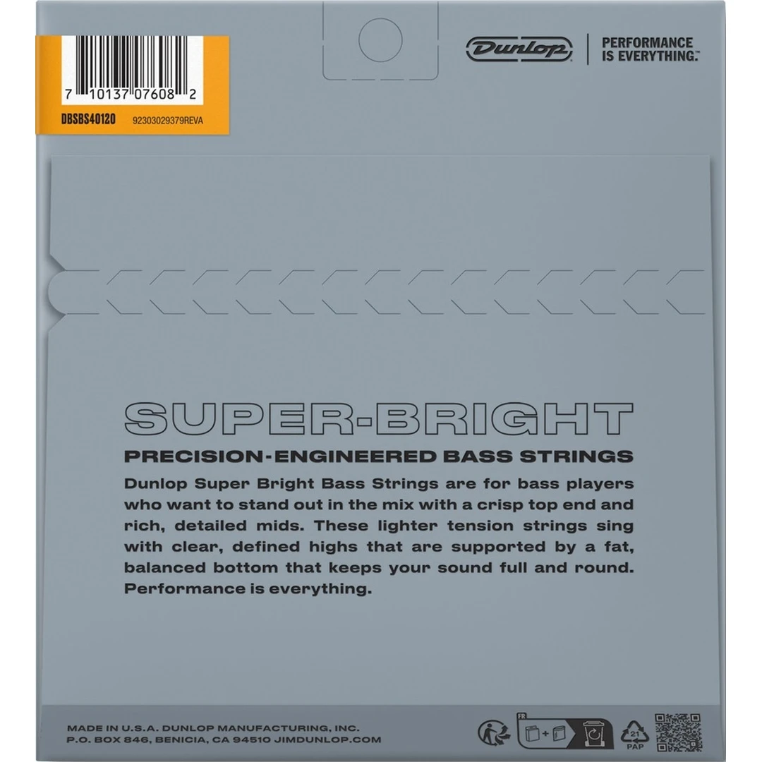 Струны для бас-гитары Dunlop DBSBS40120 40-120