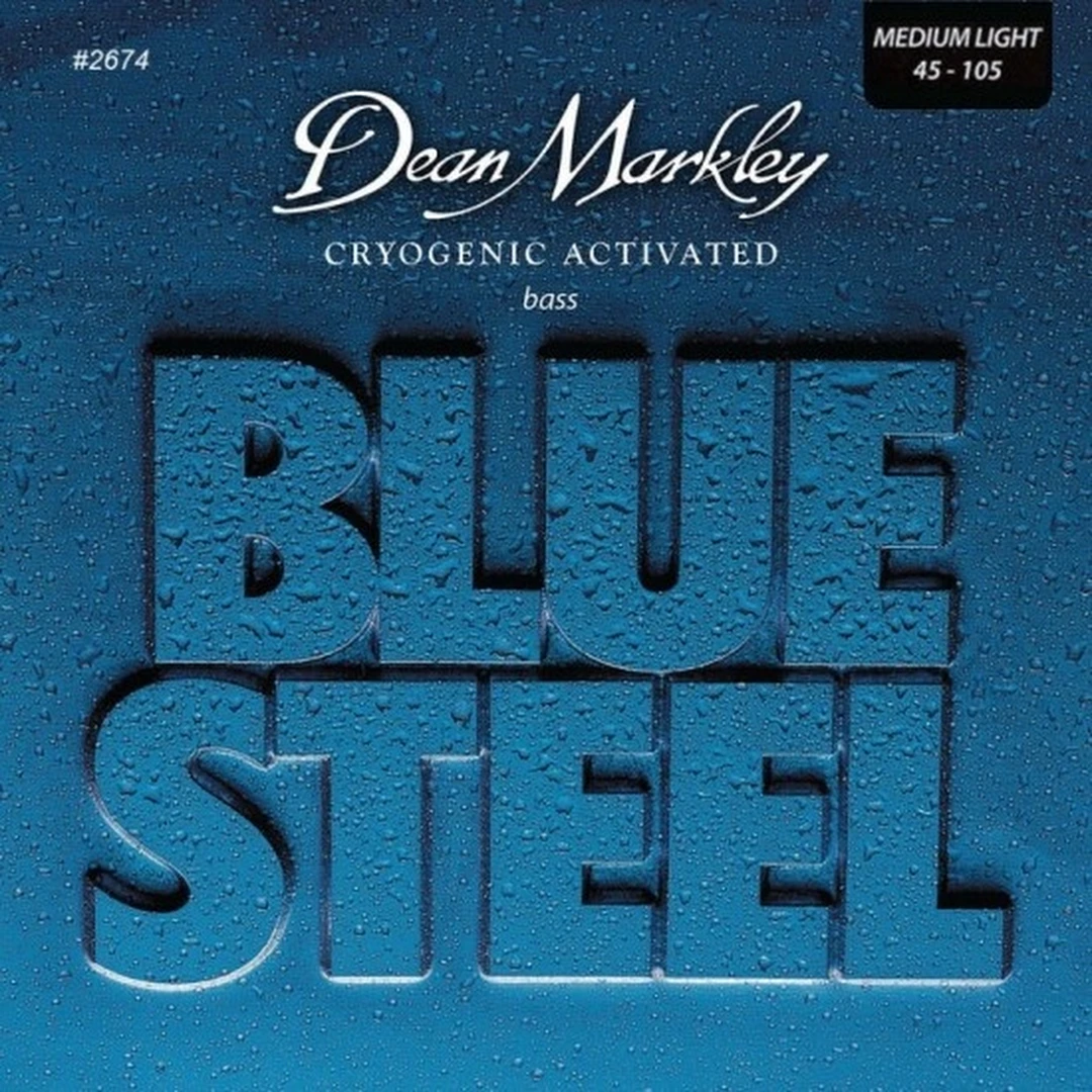 Струны для бас-гитары Dean Markley 2674 Blue Steel 45-105