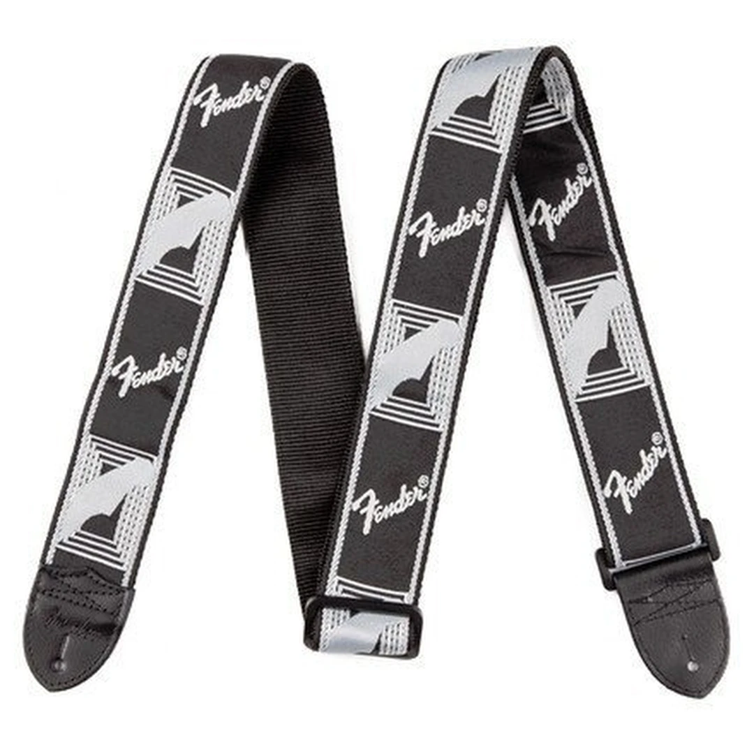 Ремень для гитары Fender Black/LT Grey/DK Grey Mono Strap