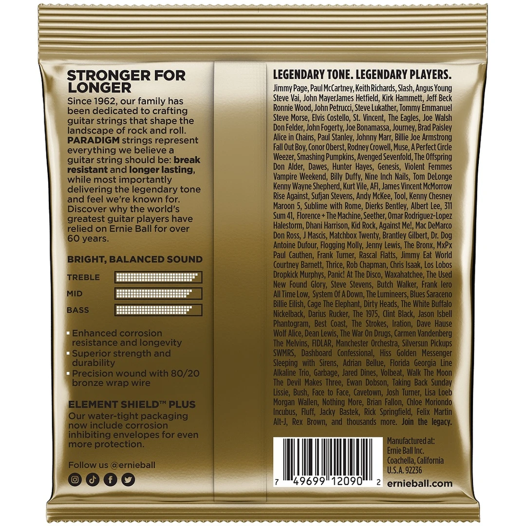 Струны для акустической гитары Ernie Ball 2090 10-50