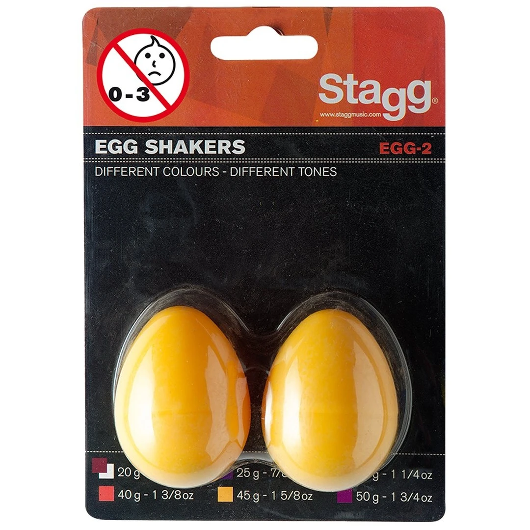 Шейкеры Stagg EGG-2 YW