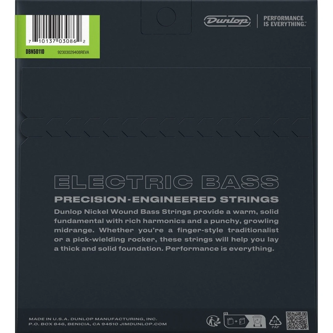 Струны для бас-гитары Dunlop DBN50110 50-110