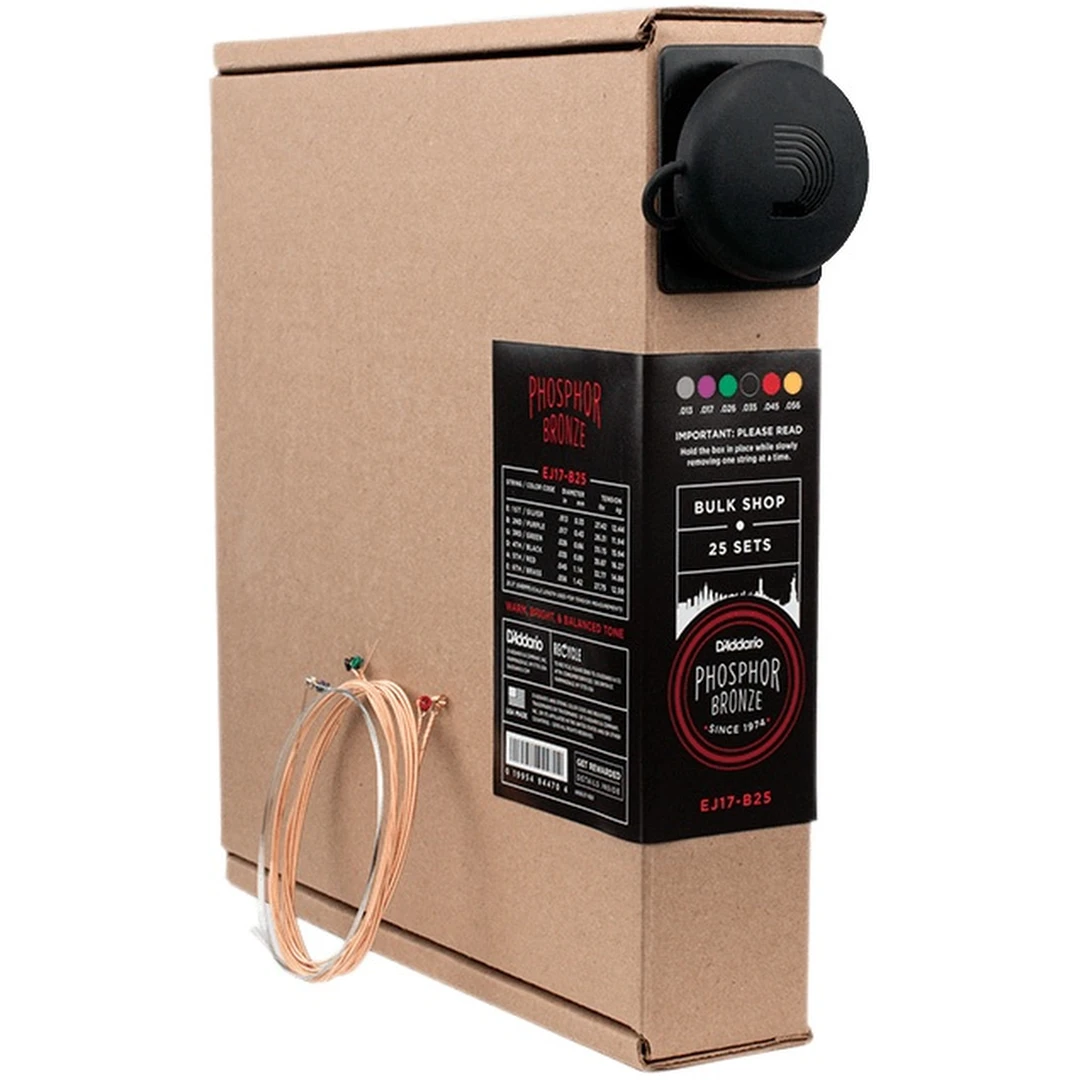 Струны для акустической гитары D'Addario EJ17-B25 13-56