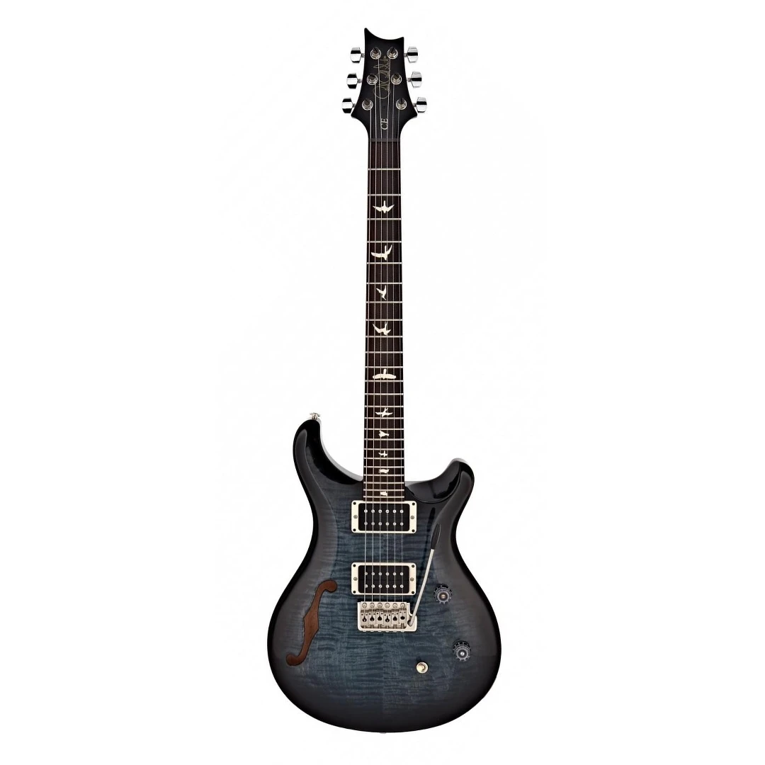Полуакустическая гитара PRS CE24 Semi-Hollow Custom Colour Blackout Neck