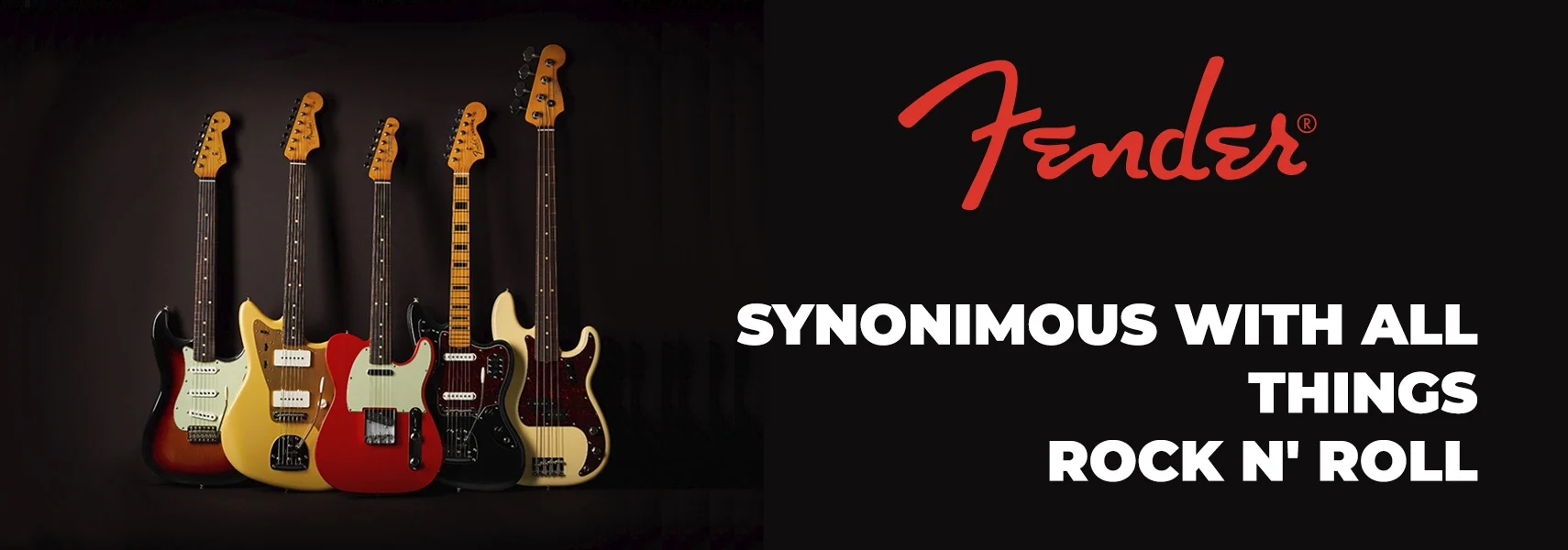 Баннер история Fender